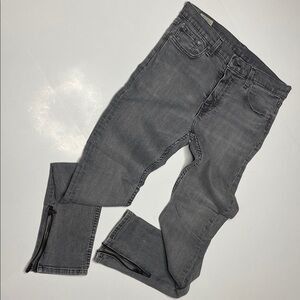 Levi's Lot 510 Grey Ankle Zip Denim Skinny’s